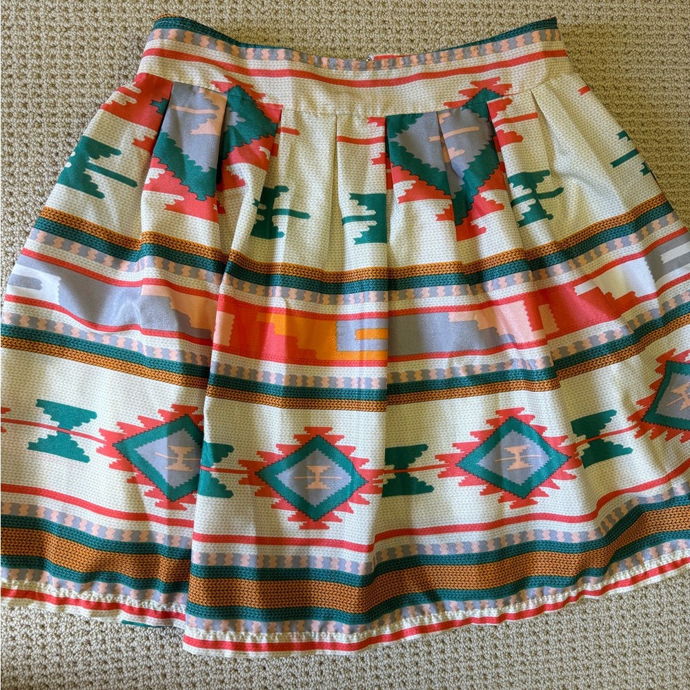 patterned skirt